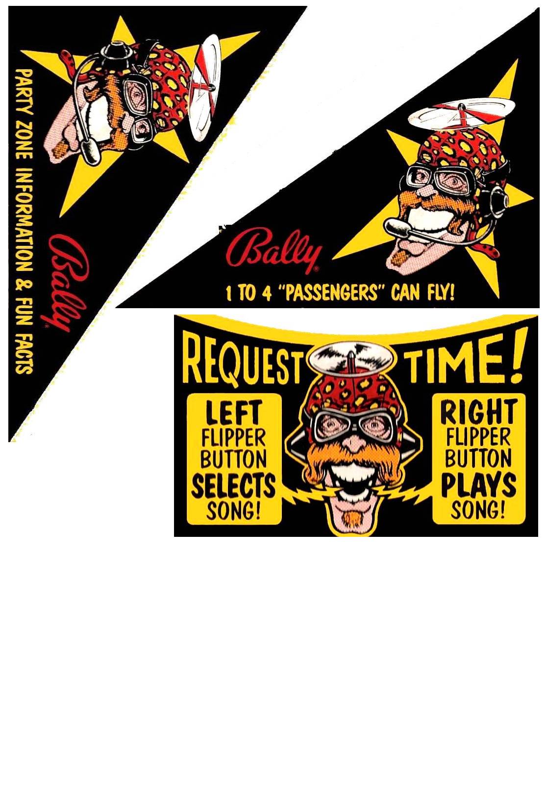 Bally_1991_Party_Zone_Playfield_Apron_Graphics